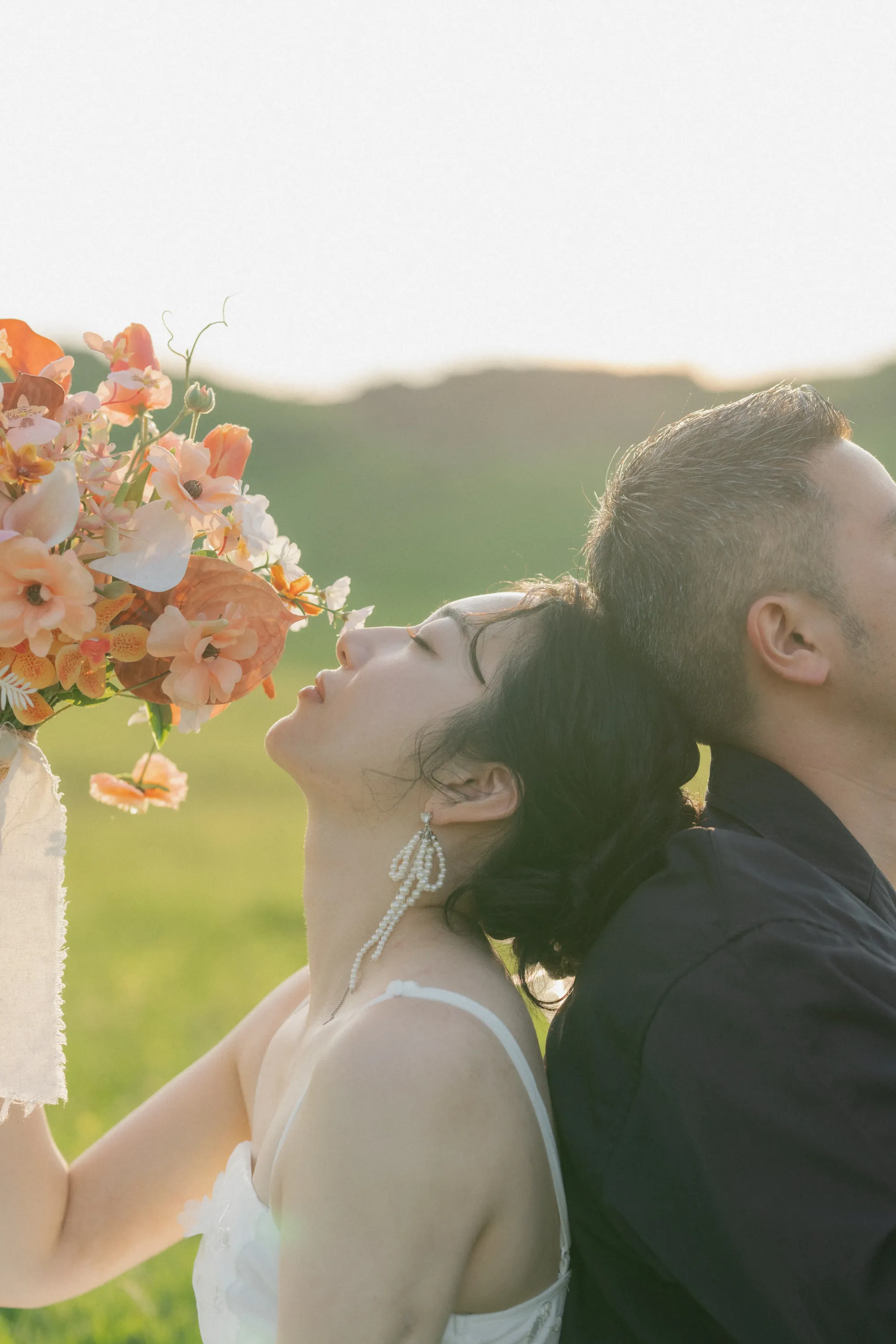 撮影場所が阿蘇のウェディングフォト